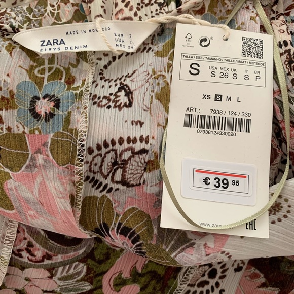 ZARA DENIM midi dress - Picture 13 of 16